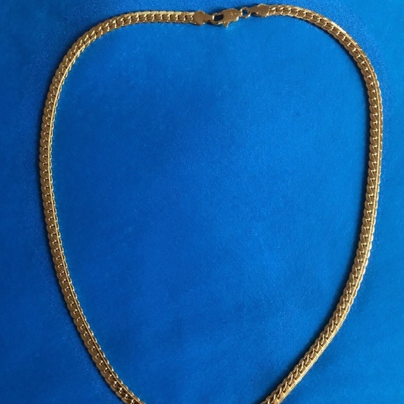 Jewelry - 20” Gold Tone Women's Herringbone Chain Necklace